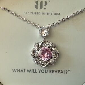 BP Silver Necklace Wrapped Up in You